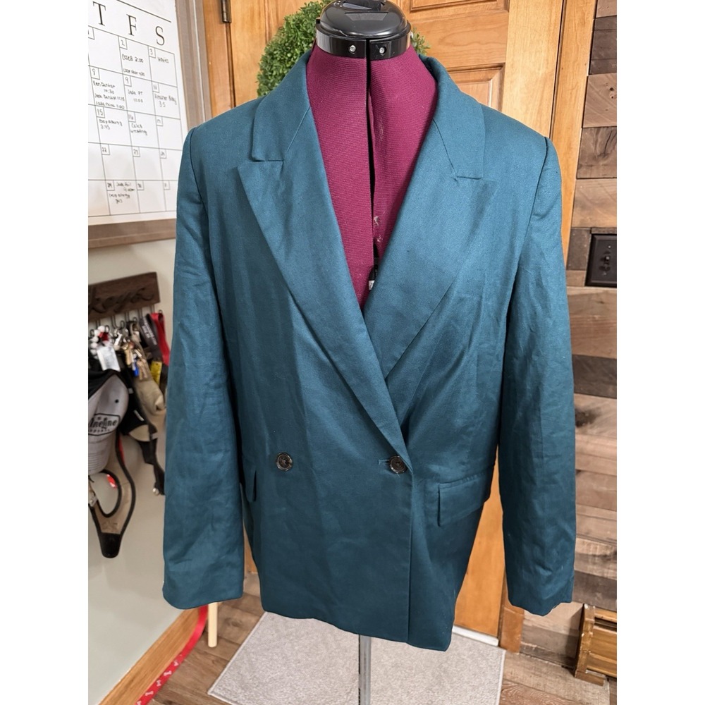 Banana Republic Green Size 12Jacket Blazer Linen NWT